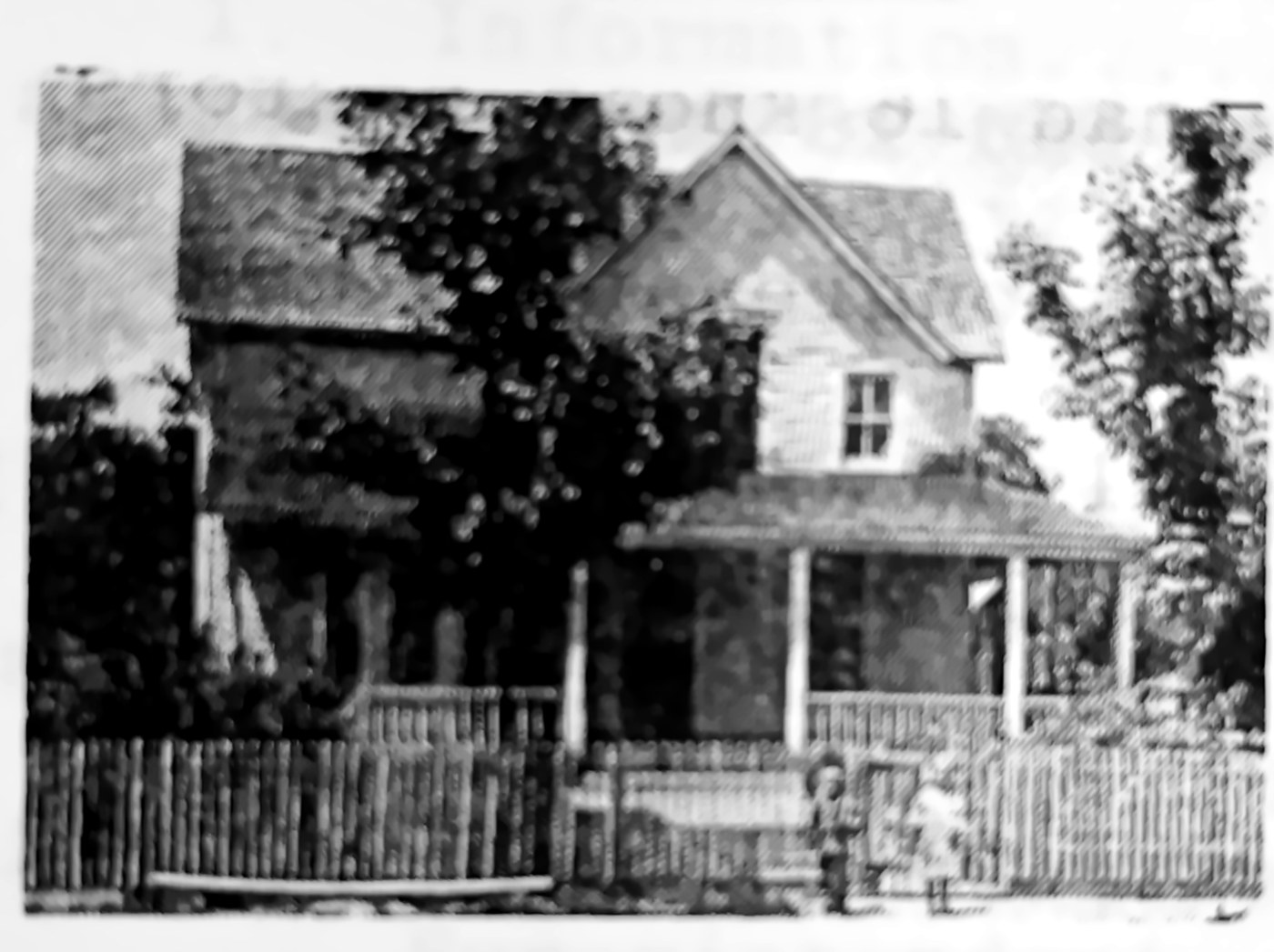 The George P. Burnett home where the church was organized in 1912